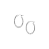 Thin Twisted Hoop Earrings