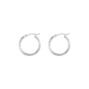 Thin Twisted Hoop Earrings