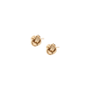 Gold Knot Stud Earrings