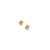 Gold Knot Stud Earrings