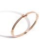 Gold Knot Hinged Bracelet