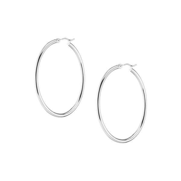 Gold Hoop Earrings - 2mm