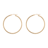 Gold Hoop Earrings - 2mm
