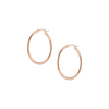 Gold Hoop Earrings - 2mm