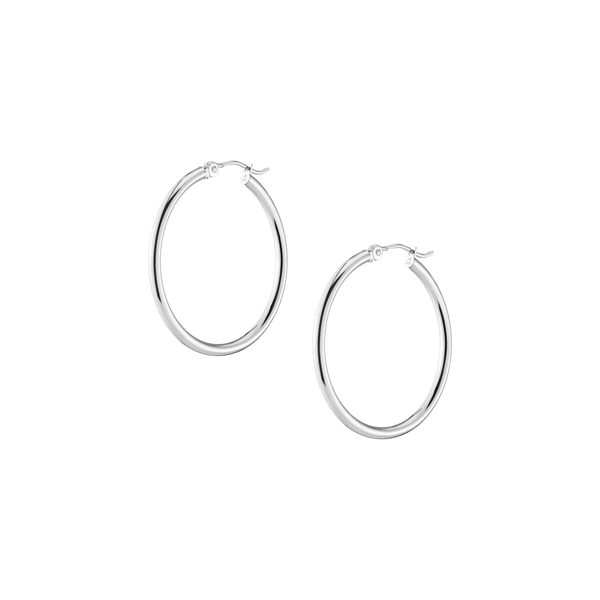 Gold Hoop Earrings - 2mm