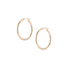 Gold Hoop Earrings - 2mm