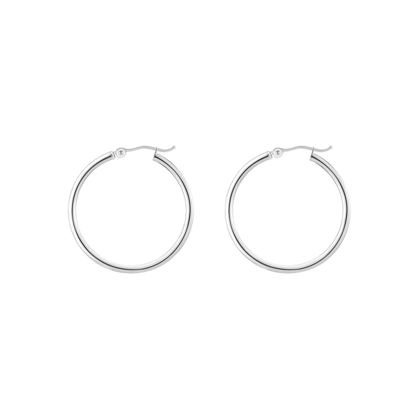 Gold Hoop Earrings - 2mm