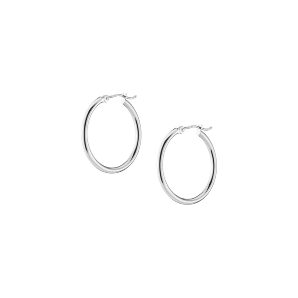 Gold Hoop Earrings - 2mm