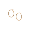 Gold Hoop Earrings - 2mm