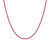 Lab Grown Red Ruby Tennis Necklace