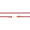 Lab Grown Red Ruby Tennis Necklace