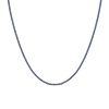 Lab Grown Blue Sapphire Tennis Necklace