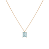 Emerald Gemstone Solitaire Necklace