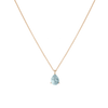 Pear Gemstone Solitaire Necklace