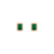Lab Grown Emerald Heirloom Stud Earrings