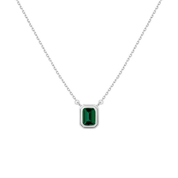 Lab Grown Emerald Heirloom Necklace