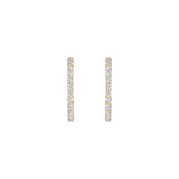 4ct Luxury Lab Grown Diamond Hoops