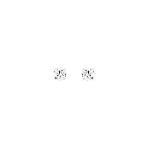 Luxury Round Lab Grown Diamond Studs