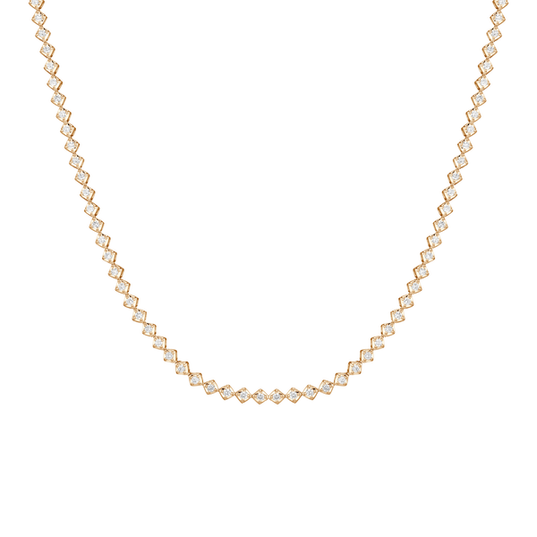 Petite Lab Grown Diamond Tennis Necklace