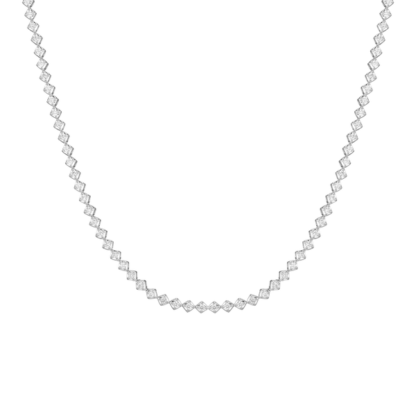 Petite Lab Grown Diamond Tennis Necklace