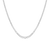 Lab Grown White Sapphire Graduated Modern Tennis Necklace