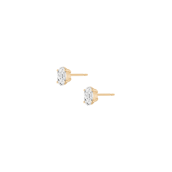 Luxury Oval Lab Grown Diamond Studs