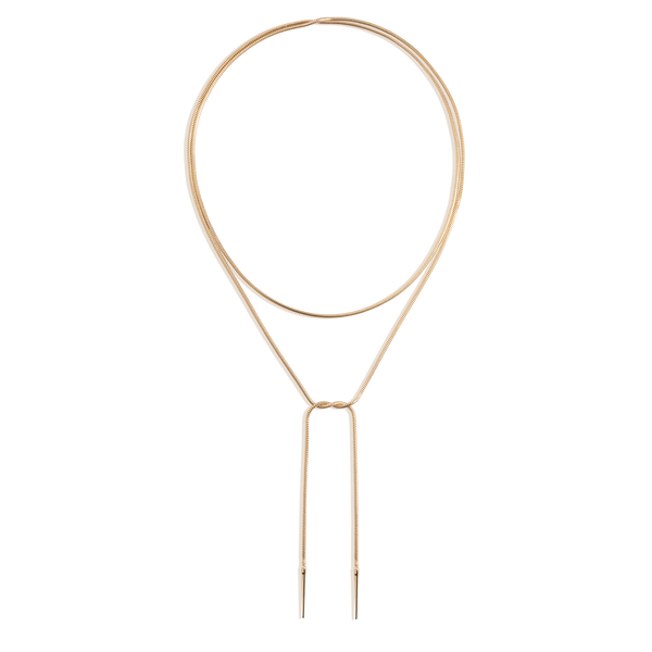 Aurate x Frye: Lasso Wrap Necklace
