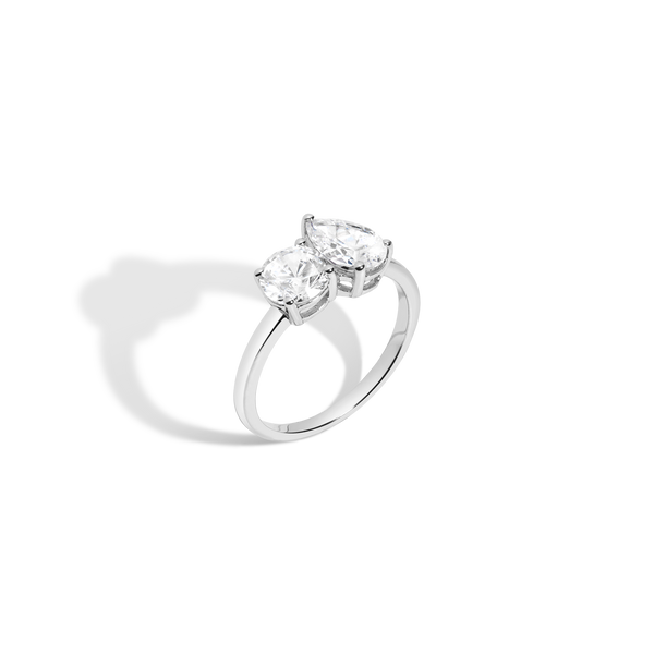 Lab Grown Diamond Toi et Moi Ring