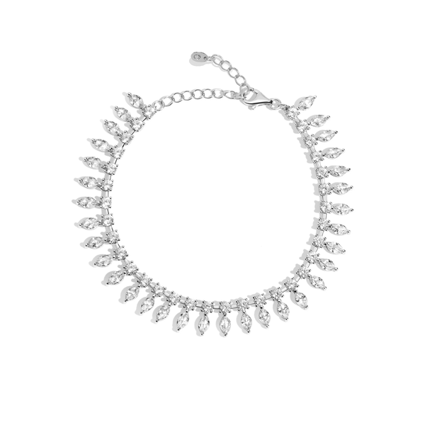 Aurate x Frye: Marquise Fringe Bracelet