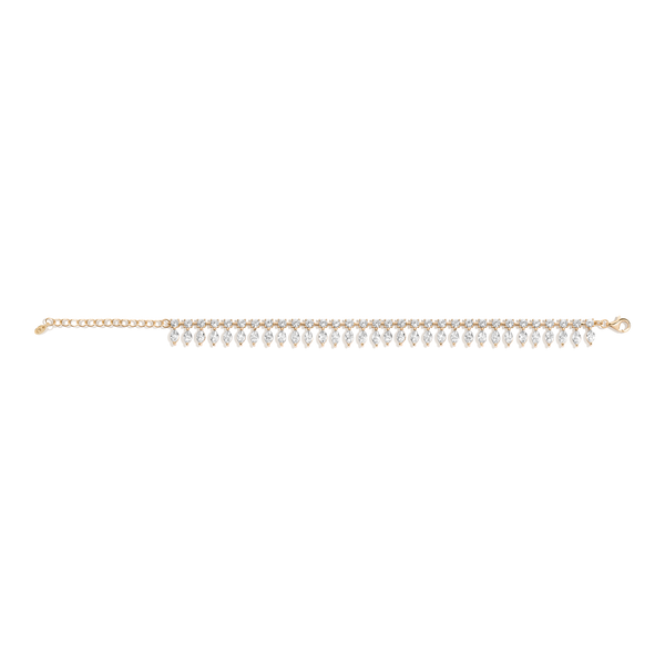 Aurate x Frye: Marquise Fringe Bracelet