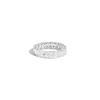 Radiant Lab Grown Diamond Semi-Bezel Eternity Ring