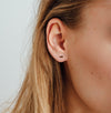 Mini Gold Bar Earring