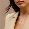Medium Diamond Bezel Necklace