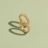 Lab Grown White Sapphire Eternity Ring