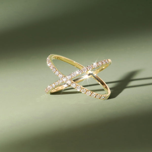 Diamond X Ring