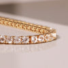 Lab Grown White Sapphire Tennis Bracelet - 6ct