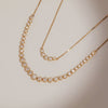Graduated Lab Grown Diamond Bezel Necklace