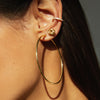 Gold Hoop Earrings - 2mm