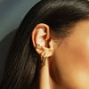 Thin Twisted Hoop Earrings