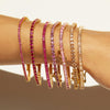 Lab Grown Red Ruby Tennis Bracelet - 6ct