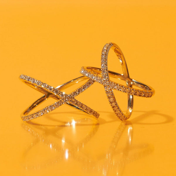 Diamond X Ring