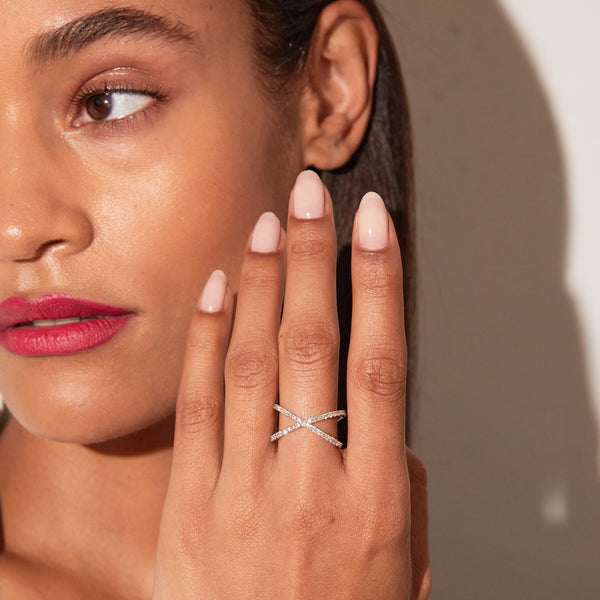 Diamond X Ring