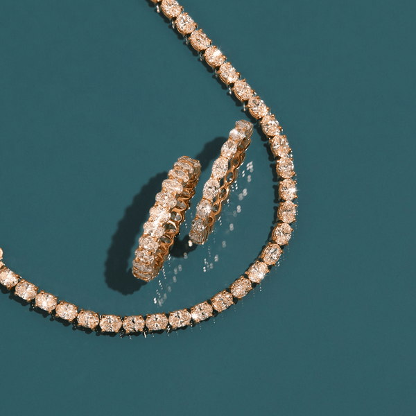 Oval Diamond Eternity Ring