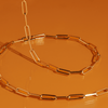Large Paperclip Chain Necklace