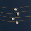 Emerald Gemstone Solitaire Necklace