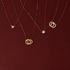 Mini Diamond Bezel Necklace