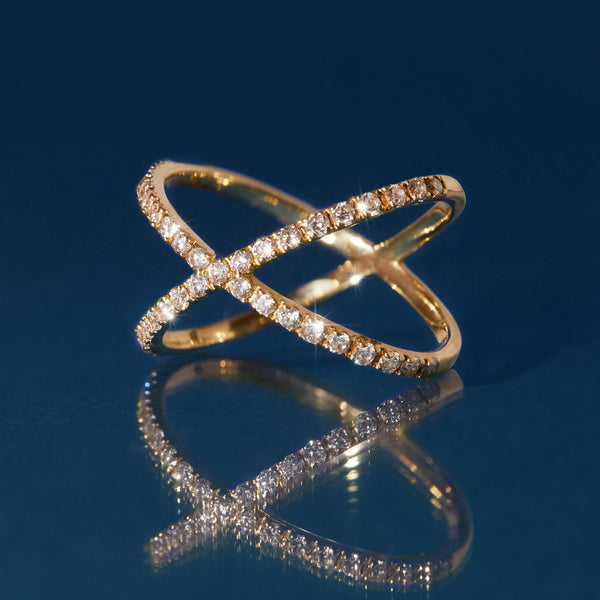 Diamond X Ring