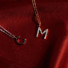 Classic Diamond Letter Necklace