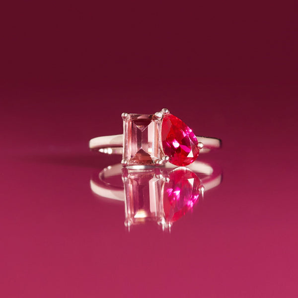 Toi et Moi Gemstone Classic Ring