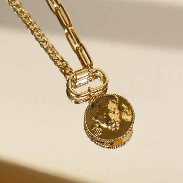 AURATE X KERRY: Lioness Pendant Necklace